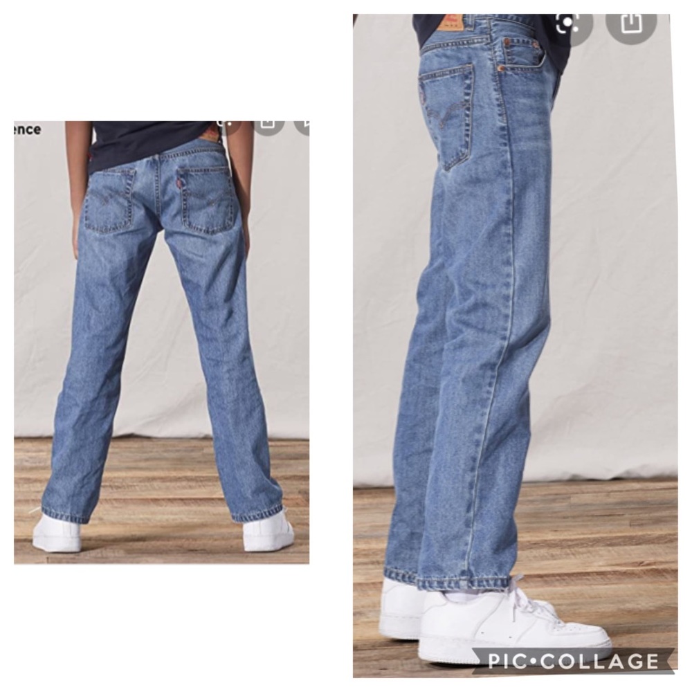 Never worn! Boys 550 Levi’s!